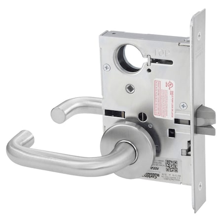 Corbin Russwin Passage or Closet Mortise Lock, LS Lever, A Rose, Satin Chrome ML2010 LSA 626